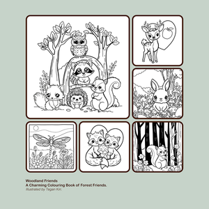 Woodland Friends Colouring Book